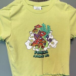 Fungus Among Us cropped tee
